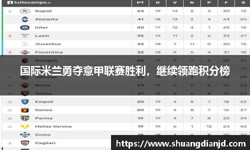 国际米兰勇夺意甲联赛胜利，继续领跑积分榜